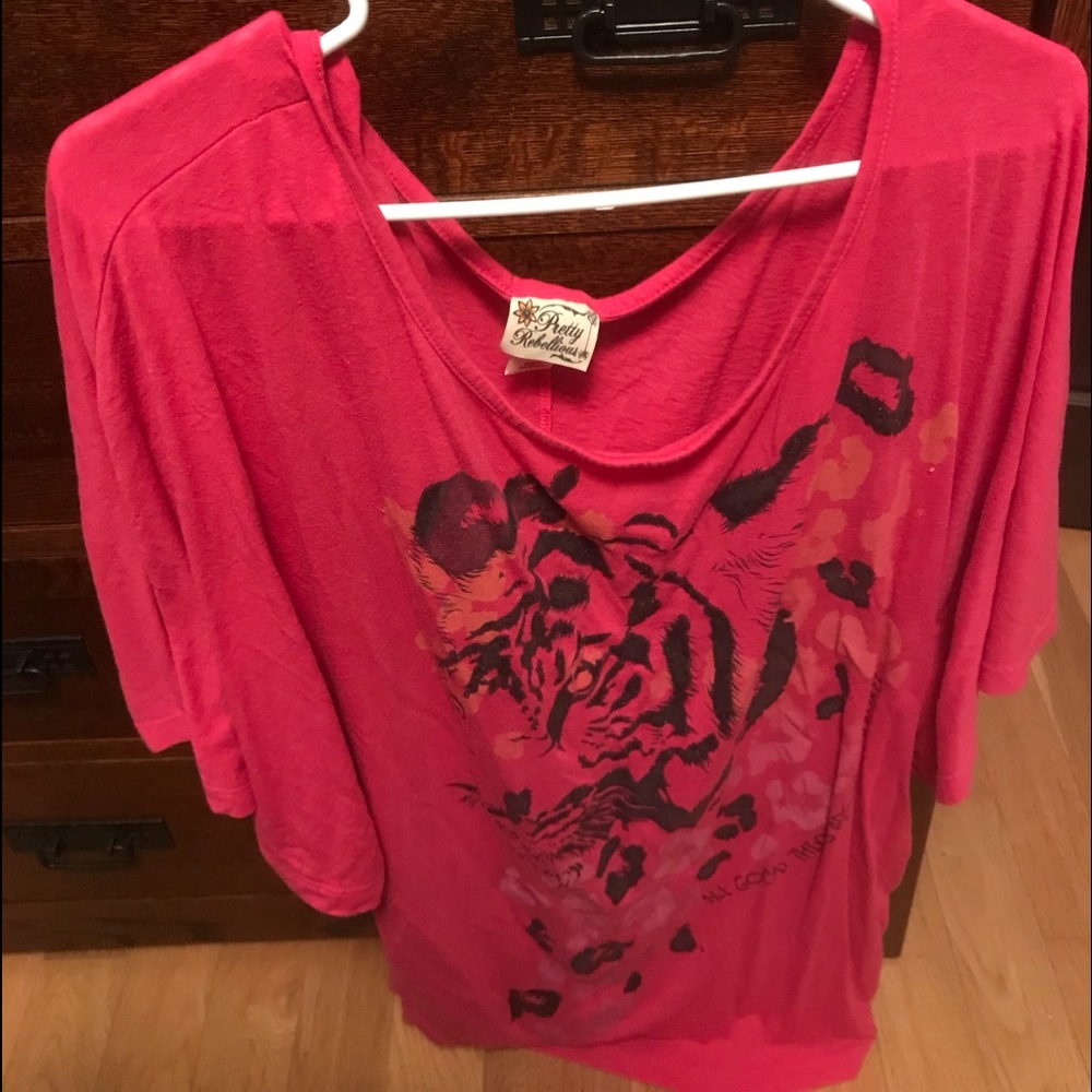 Tunic Top with Short Sleeves